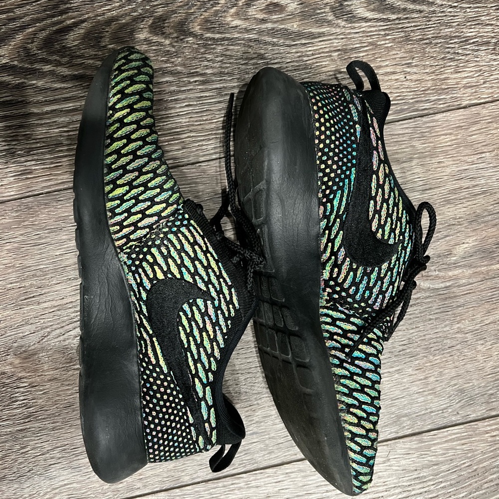 Nike flyknit roshe running shoes size 8.5 Multicolor - Picture 15 of 15